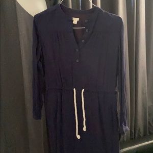 J Crew Nautical Shirt Dress